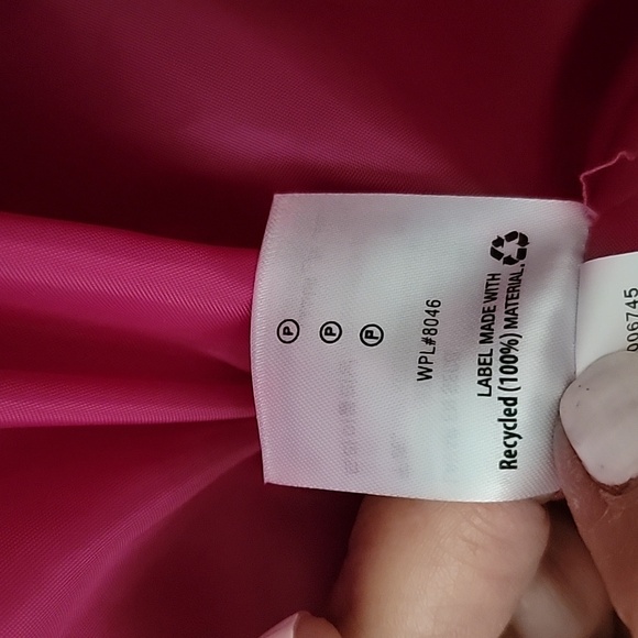 INC Coat Jacket w/Stand Collar Zip/Snap Flap Close Pink size XXL NWT - Picture 12 of 16